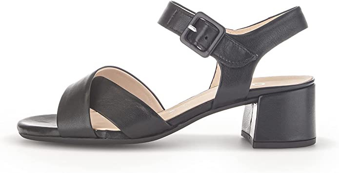 GABOR Riemchen Sandalen schwarz Comfort Riemchensandalen