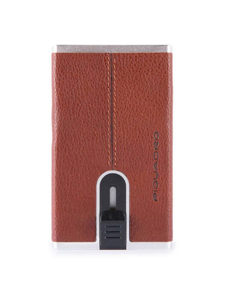 Piquadro Black Square - Kreditkartenetui 5cc 10 cm (ocean blue) in braun günstig kaufen onesize