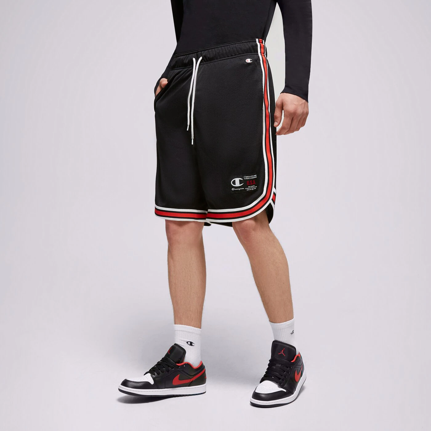 CHAMPION SHORTS BERMUDA Schwarz