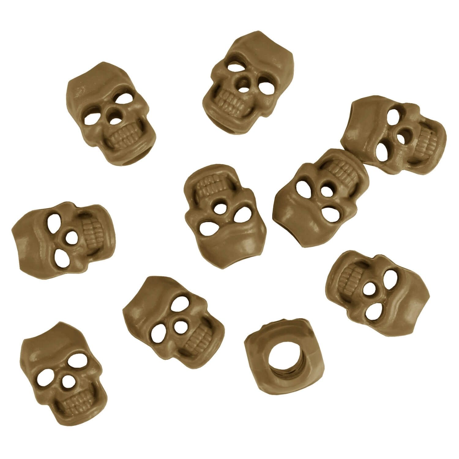 Kordelstopper Skull 10er Set
