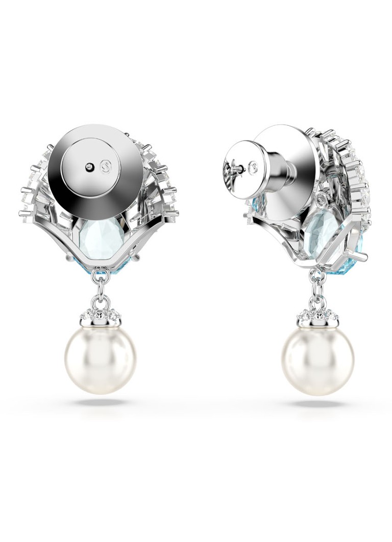 Swarovski Idyllia stud earrings with crystal