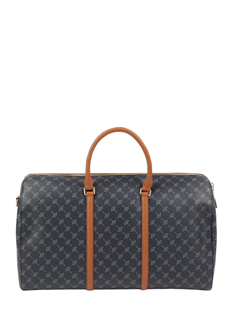 Weekender mit Logo-Muster Modell 'Aurora' in dunkelblau