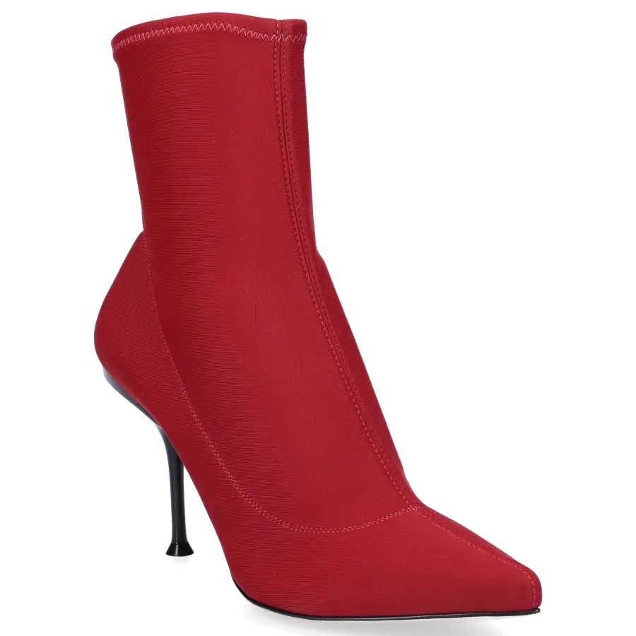 Sergio Rossi - Stiefeletten A81762 Elastan Polyamid rot - rot