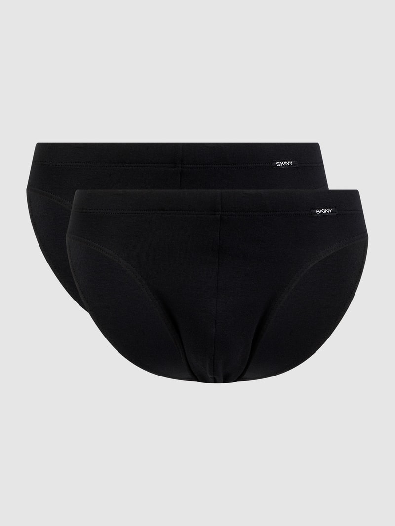 Slip mit Stretch-Anteil Modell im 2er-Pack 'Advantage' in schwarz