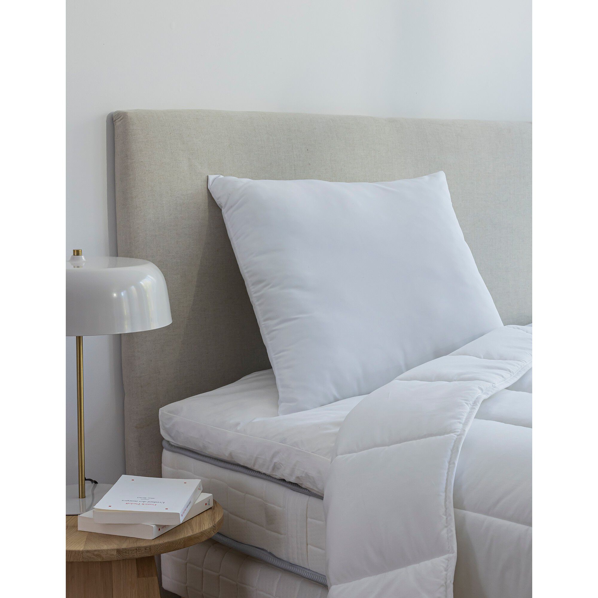 Oreiller microfibre, confort médium
