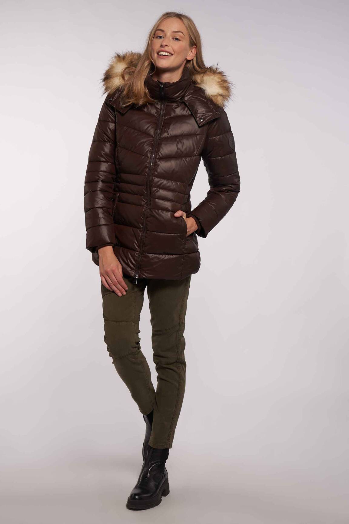 S Oliver Doudounes Femme couleur marron