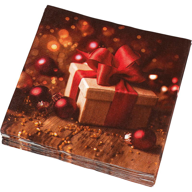 Vie Eco Servietter 20-pk 33x33 cm, julemotiv