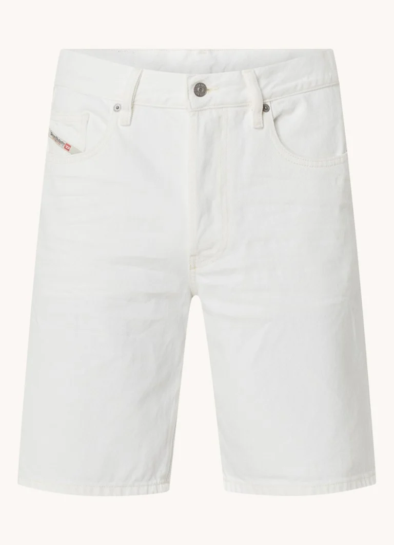 Pantaloni scurți din denim Diesel cu croială dreaptă și buzunare laterale