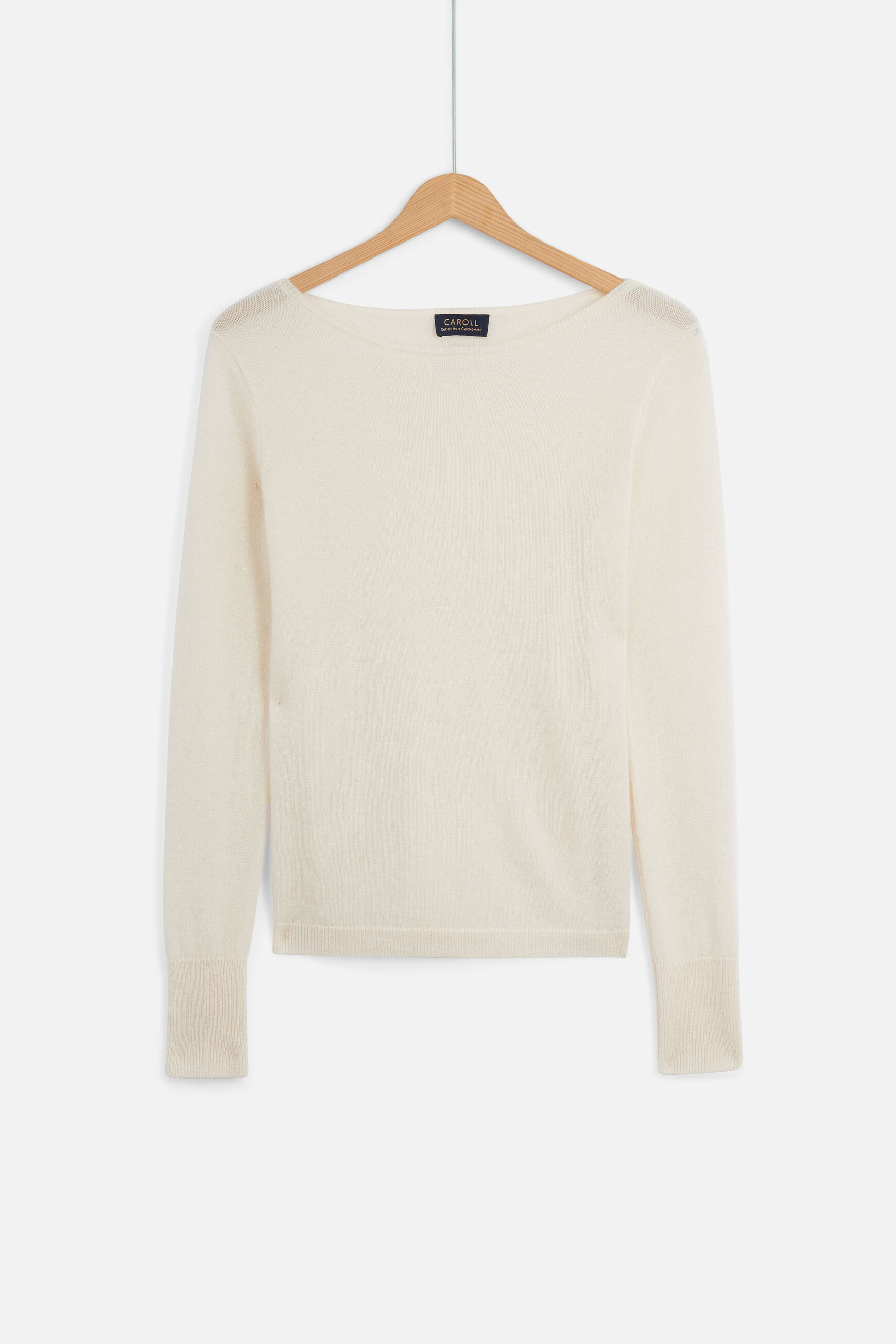 pull zofia lurex 100% cachemire ivoire femme