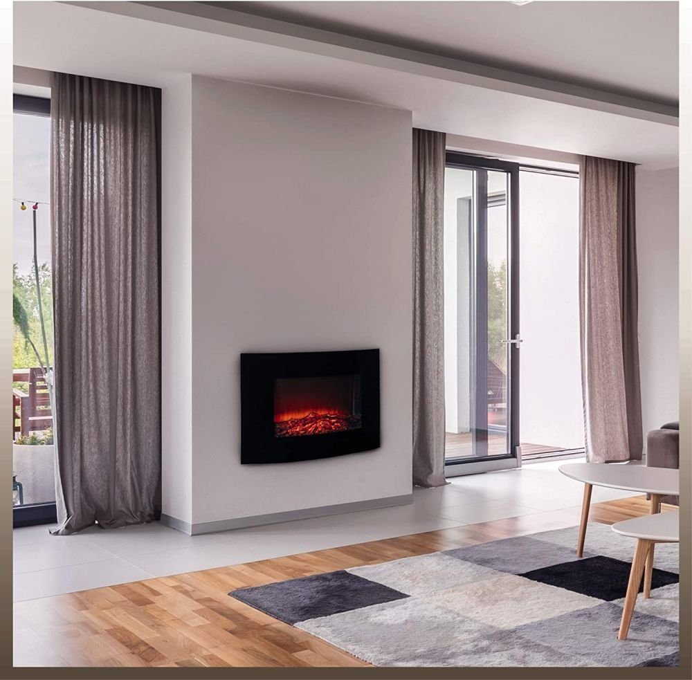 Einhell Elektrokamin Elektrisches Kaminfeuer Heizung Konvektor LED Flamme 2 Heizstufen, 2 Heizstufen (900 / 1800 W)
