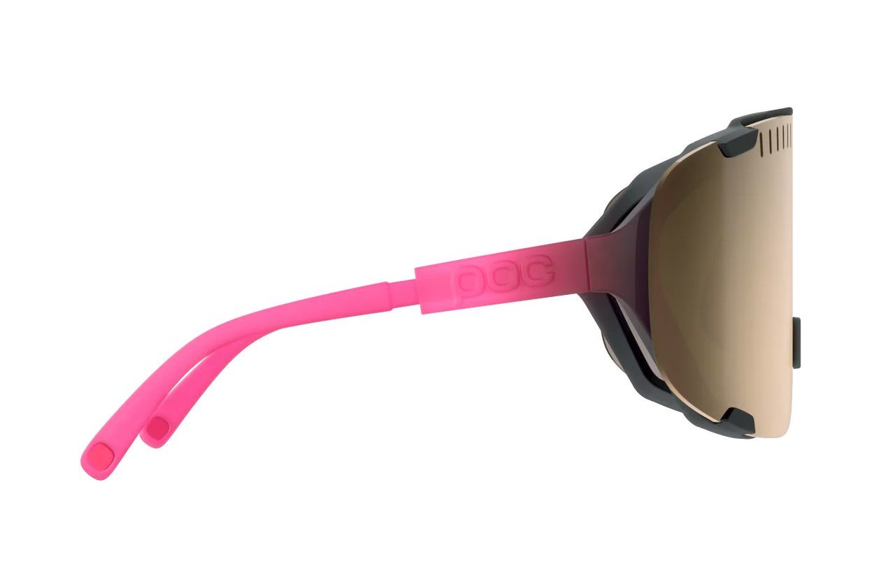 POC Devour - Fluorescent Pink/Uranium Black Translucent/Brown/Si