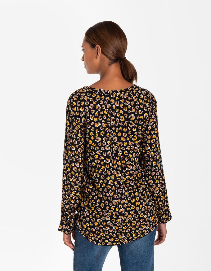 Hemdbluse - Allover-Muster