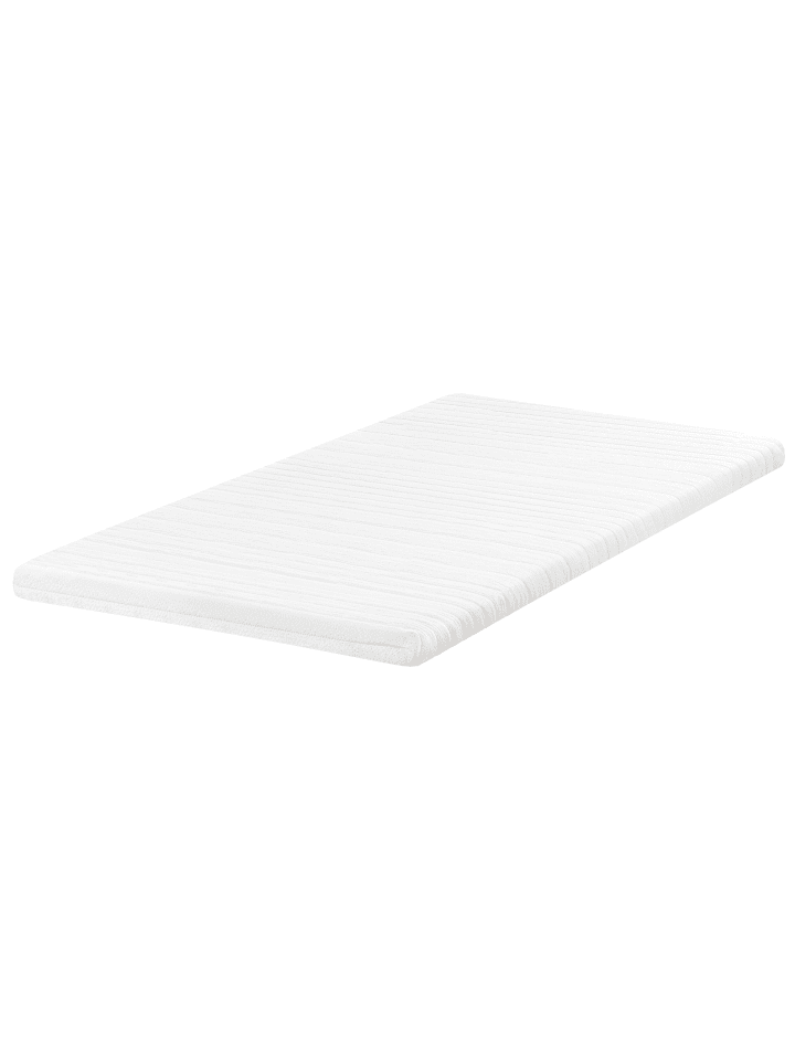 Beliani Topper DAZZEL in Weiß - (W) 90 x (H) 6 x (L) 200 cm günstig kaufen onesize