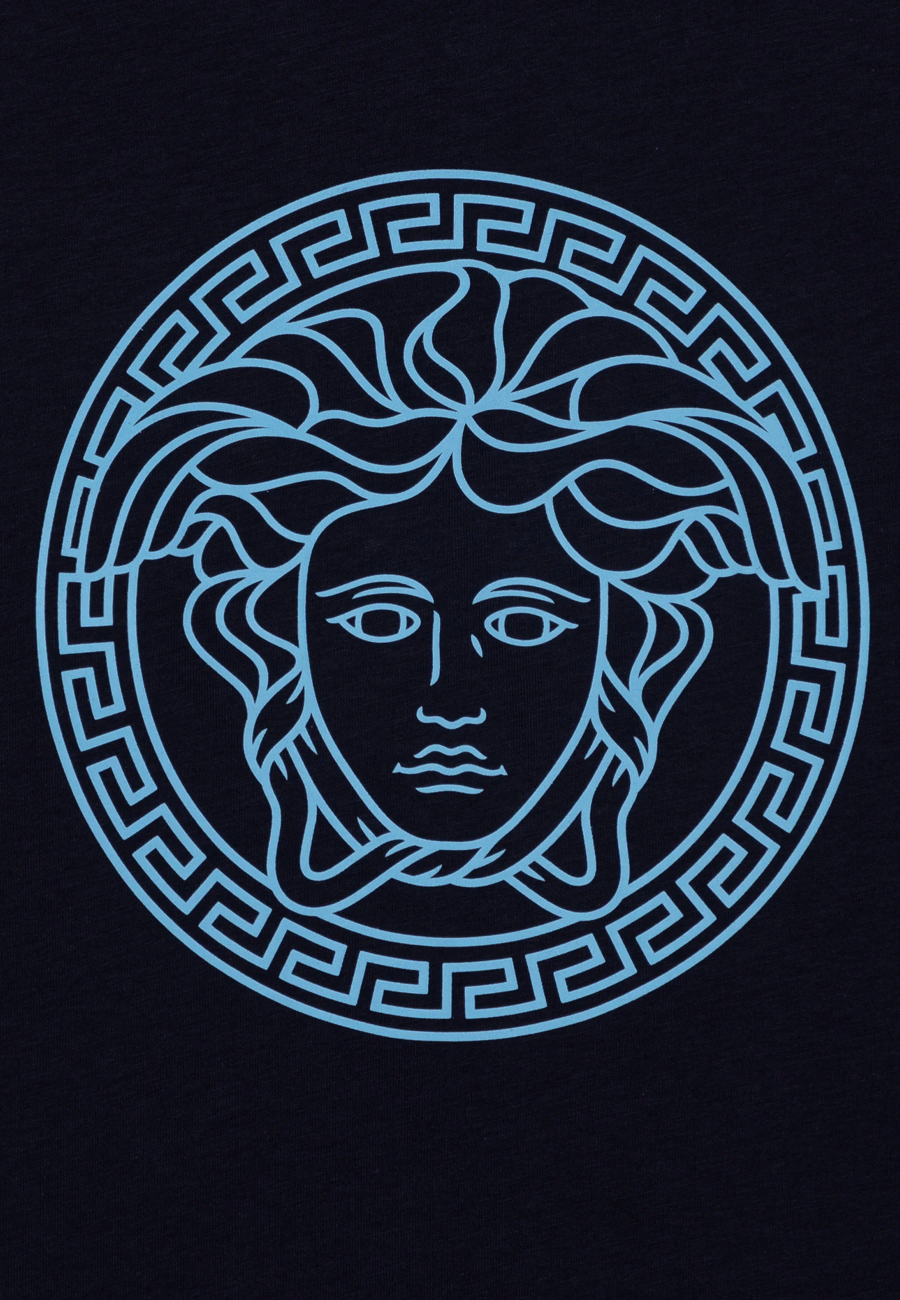 Versace MEDUSA GRECA PRINT UNISEX - Camiseta estampada