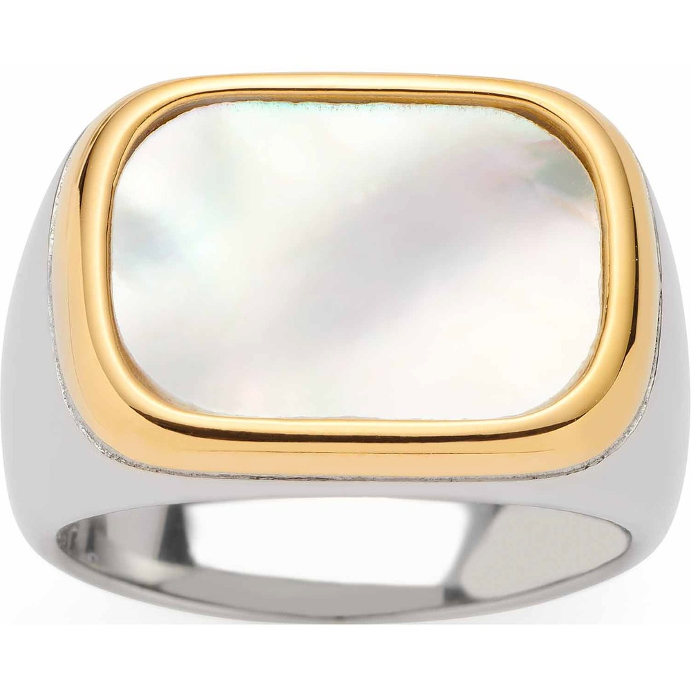 Leonardo Bague pour femme Acier inoxydable blanche Bague
