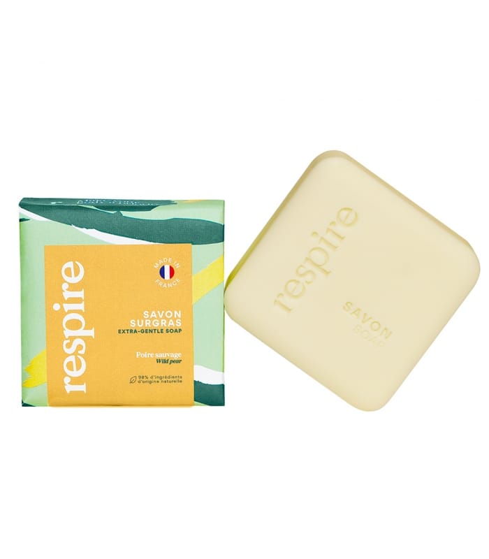 RESPIRE-SAVON SURGRAS-Poire Sauvage 100g