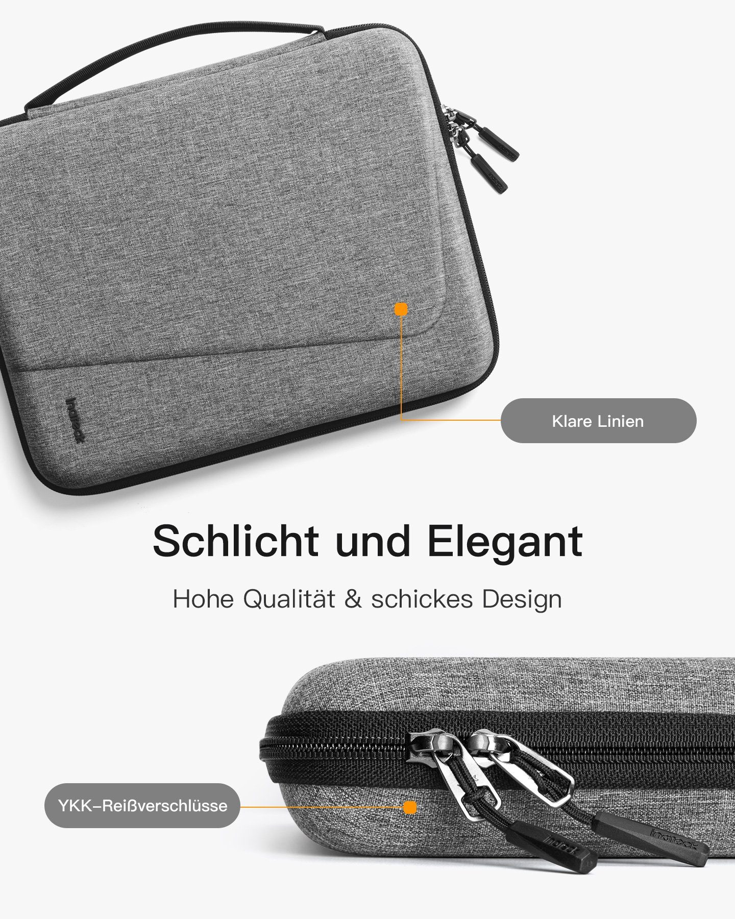 Inateck Tablet-Hülle Hartschalen Tablet Tasche Hülle für 12,9 Zoll iPad Pro