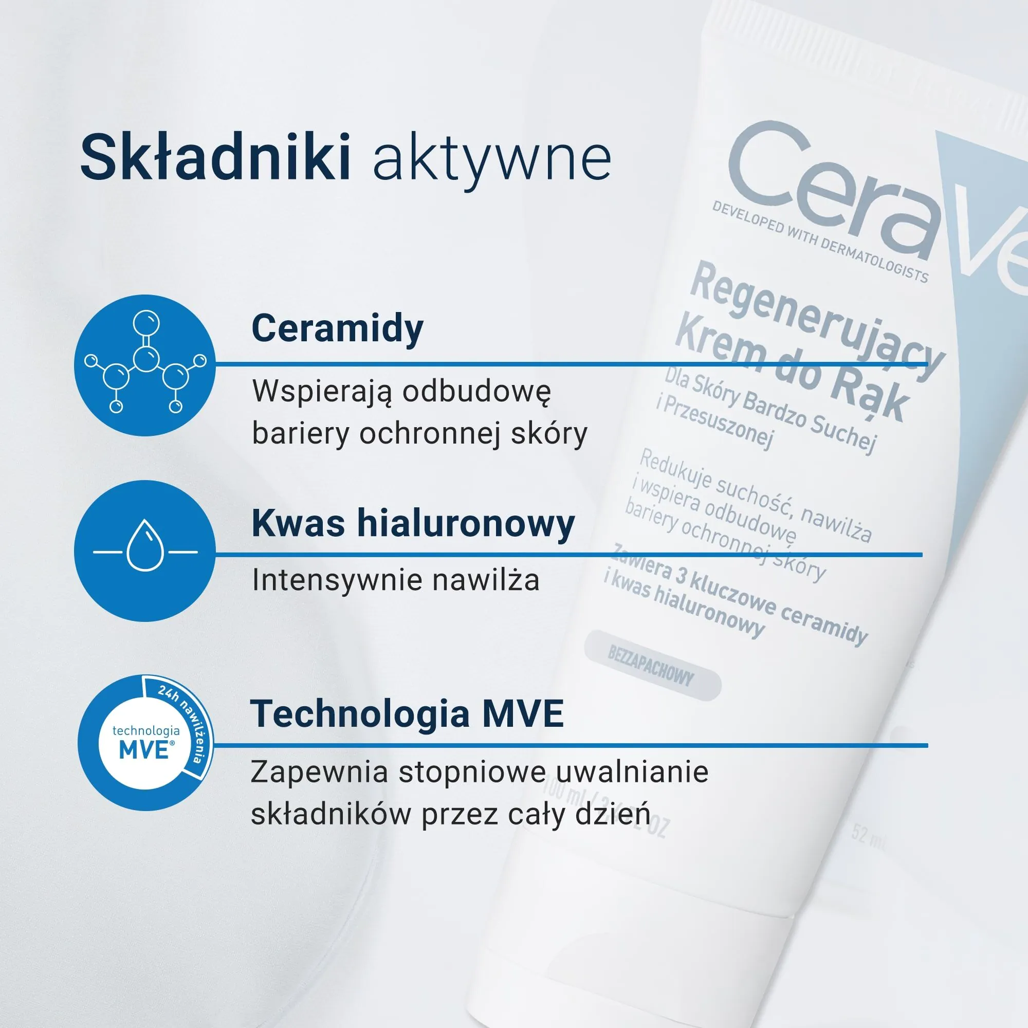 CeraVe regenerirajuća krema za ruke za vrlo suhu kožu 100 ml