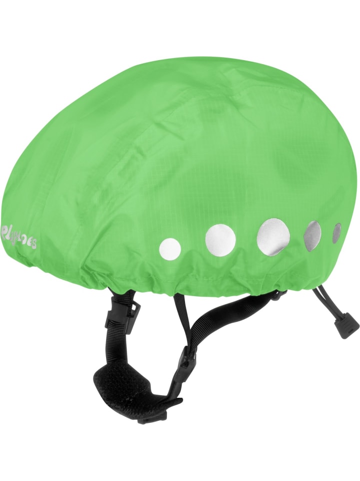 Playshoes Regenüberzug für Fahrradhelme in Grün günstig kaufen