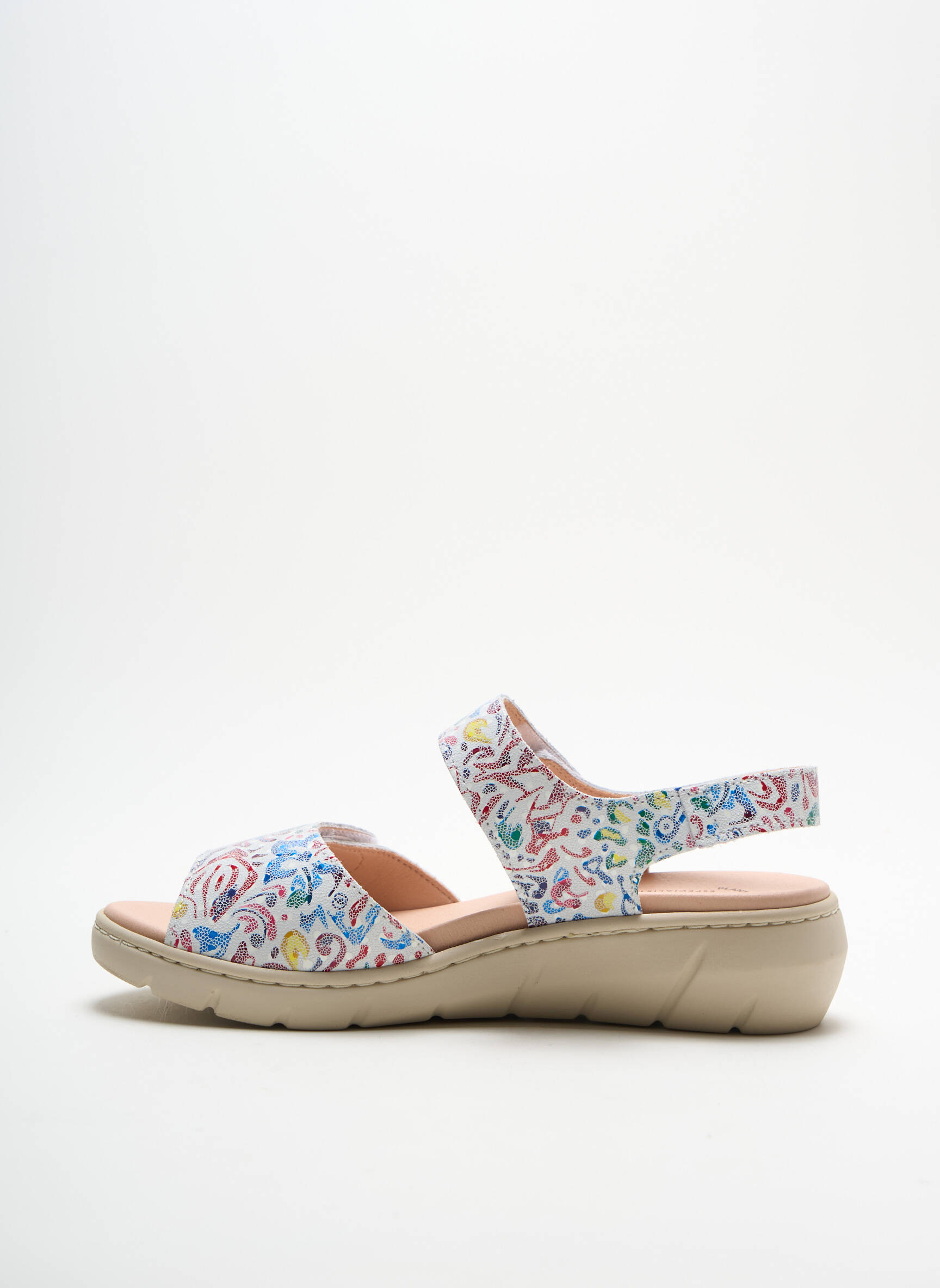 Puche Sandales Nu Pieds Femme couleur blanc