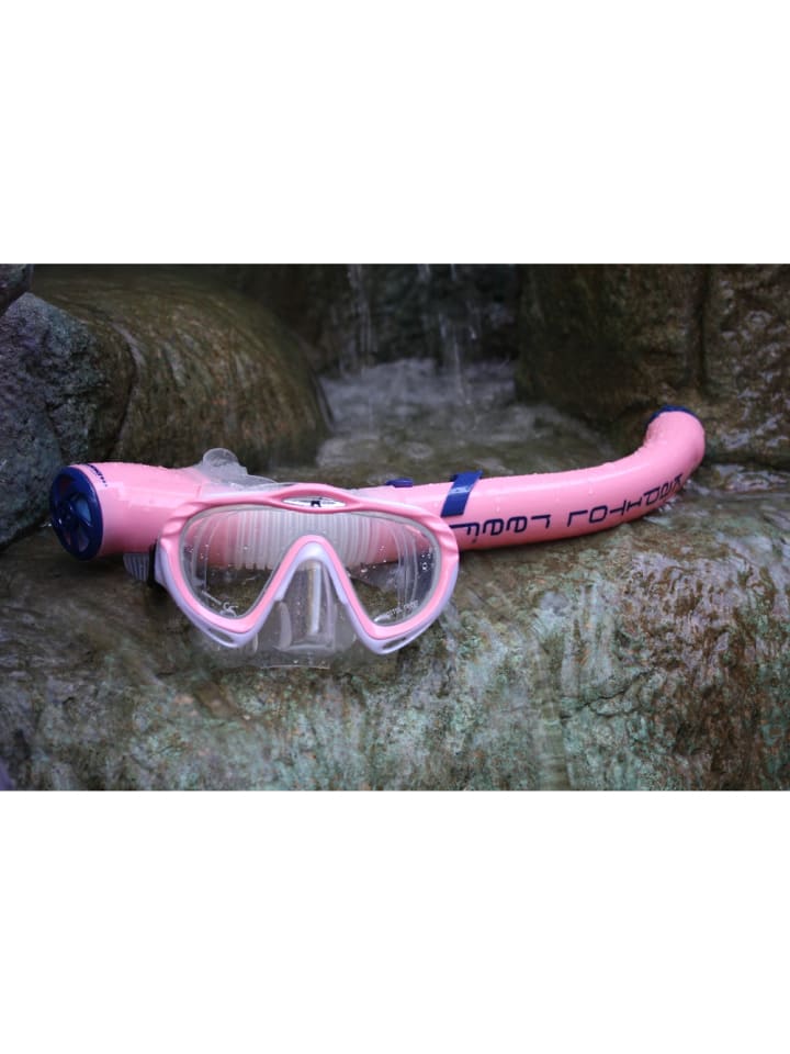 Kapitol Reef  Kapitol Reef 2-teiliges Taucherset Schnorchel und Maske Profiqualität pink günstig kaufen onesize