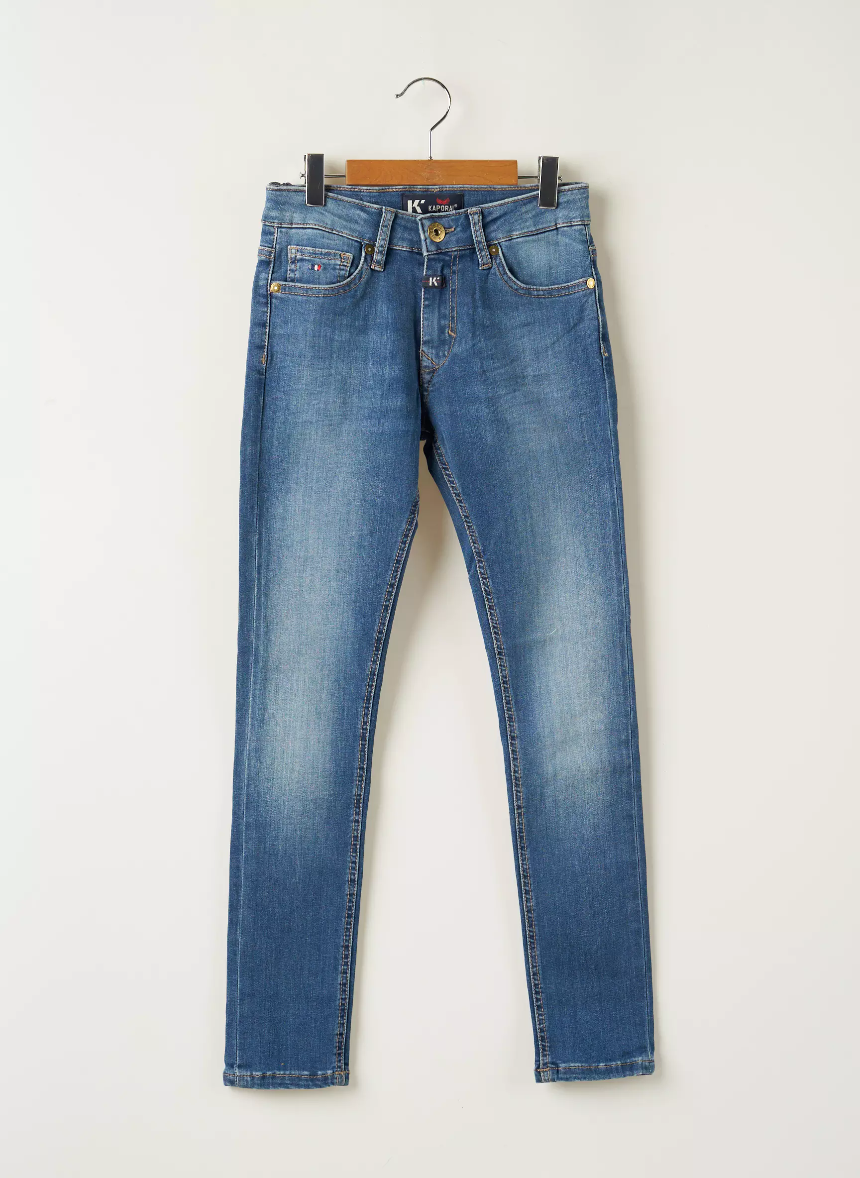 Kaporal Jeans Coupe Slim Garcon couleur bleu