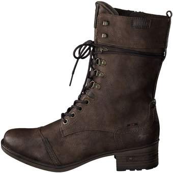 Mustang Schnürstiefelette in braun