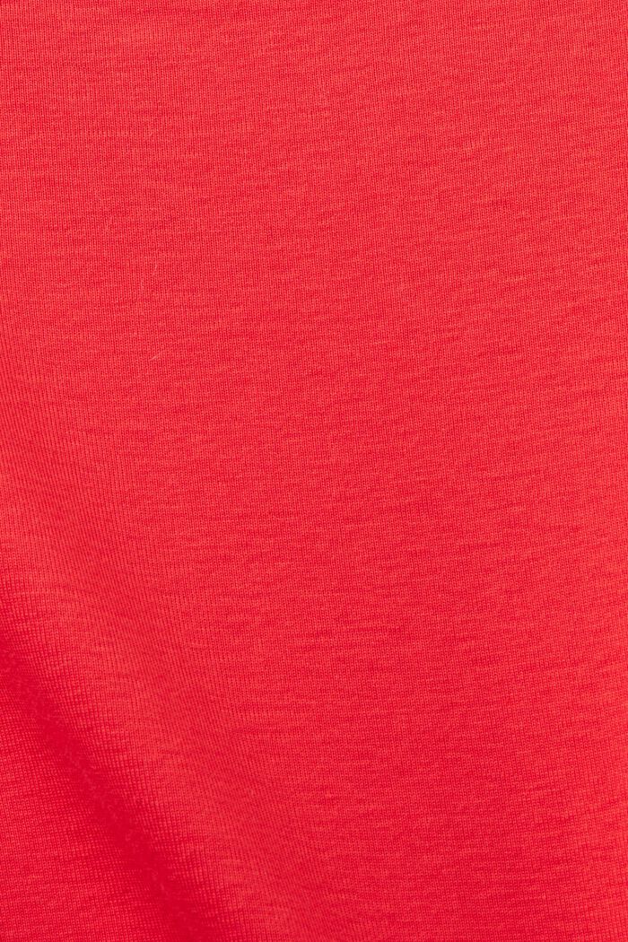 T-Shirt mit Logo aus Glitzersteinchen