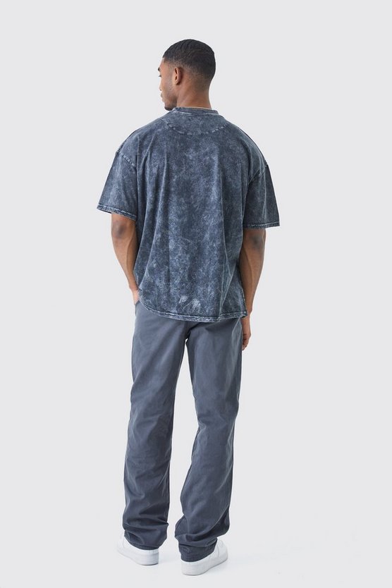 Tall lockere Chino-Hose