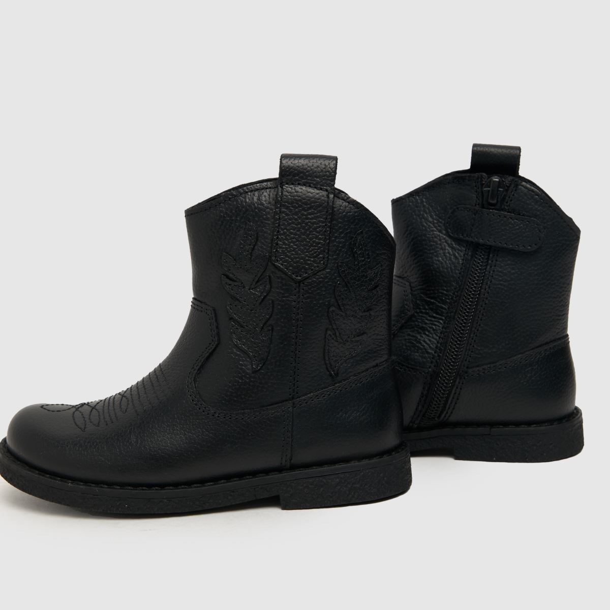 schuh svarta cowgirl westernstövlar för flickor