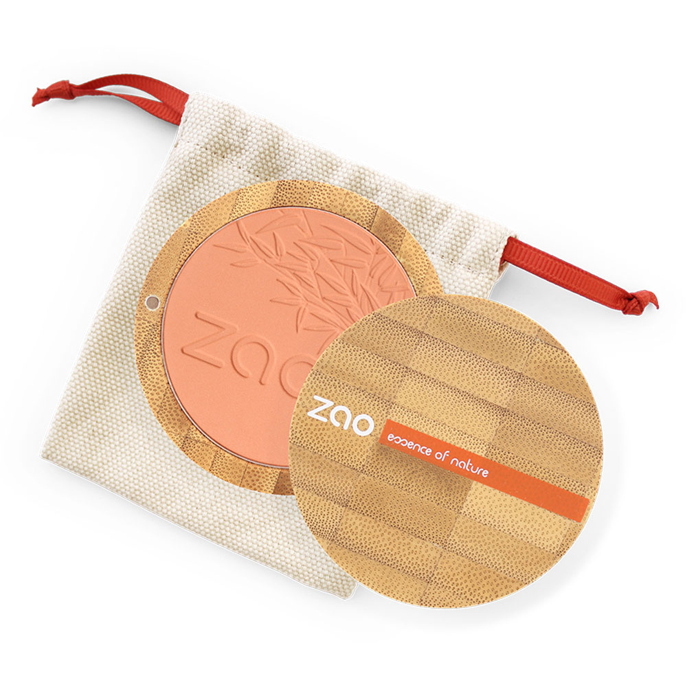 zao essence of nature Fard à joues 326 Eclat naturel ZAO Fard à joues Certifié Bio, Formule 100%naturelle, Vegan et Rechargeable