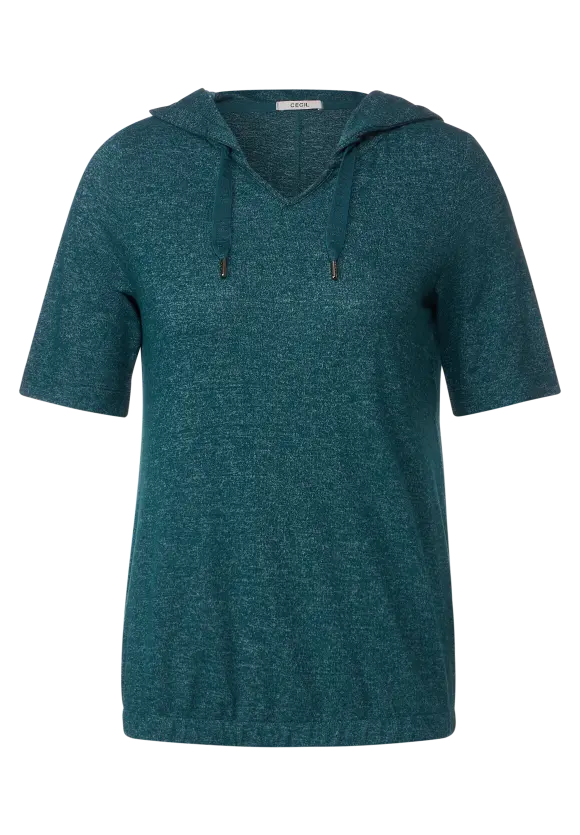 CECIL Kapuzenshirt in Melange