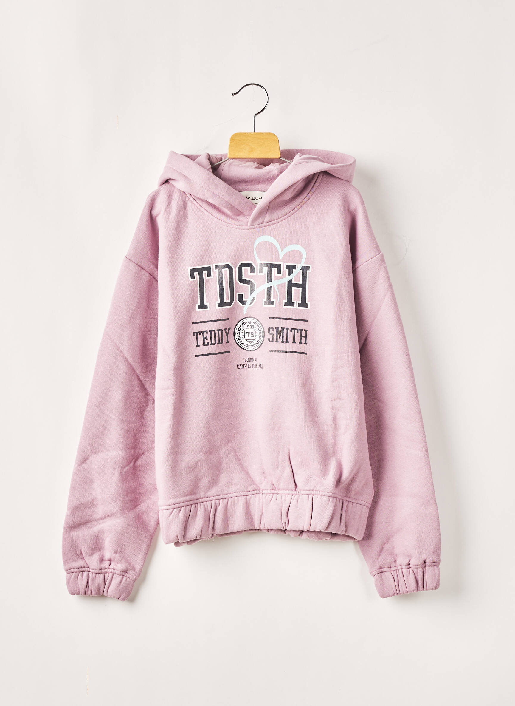 Teddy Smith Sweat Capuche Fille couleur violet