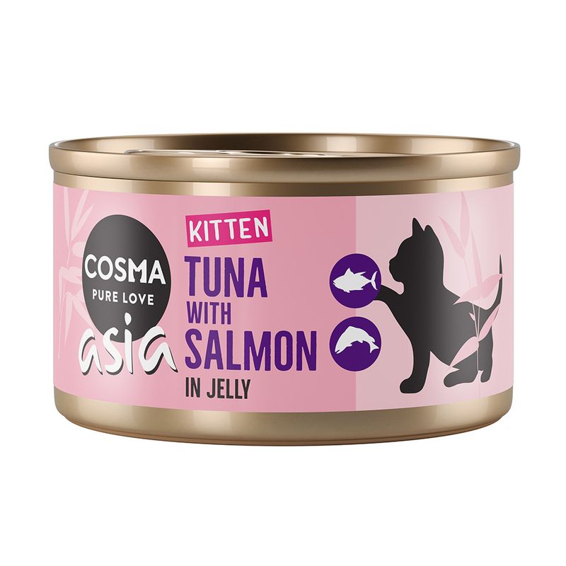 Sparpaket Cosma Asia Kitten in Jelly 12 x 85 g