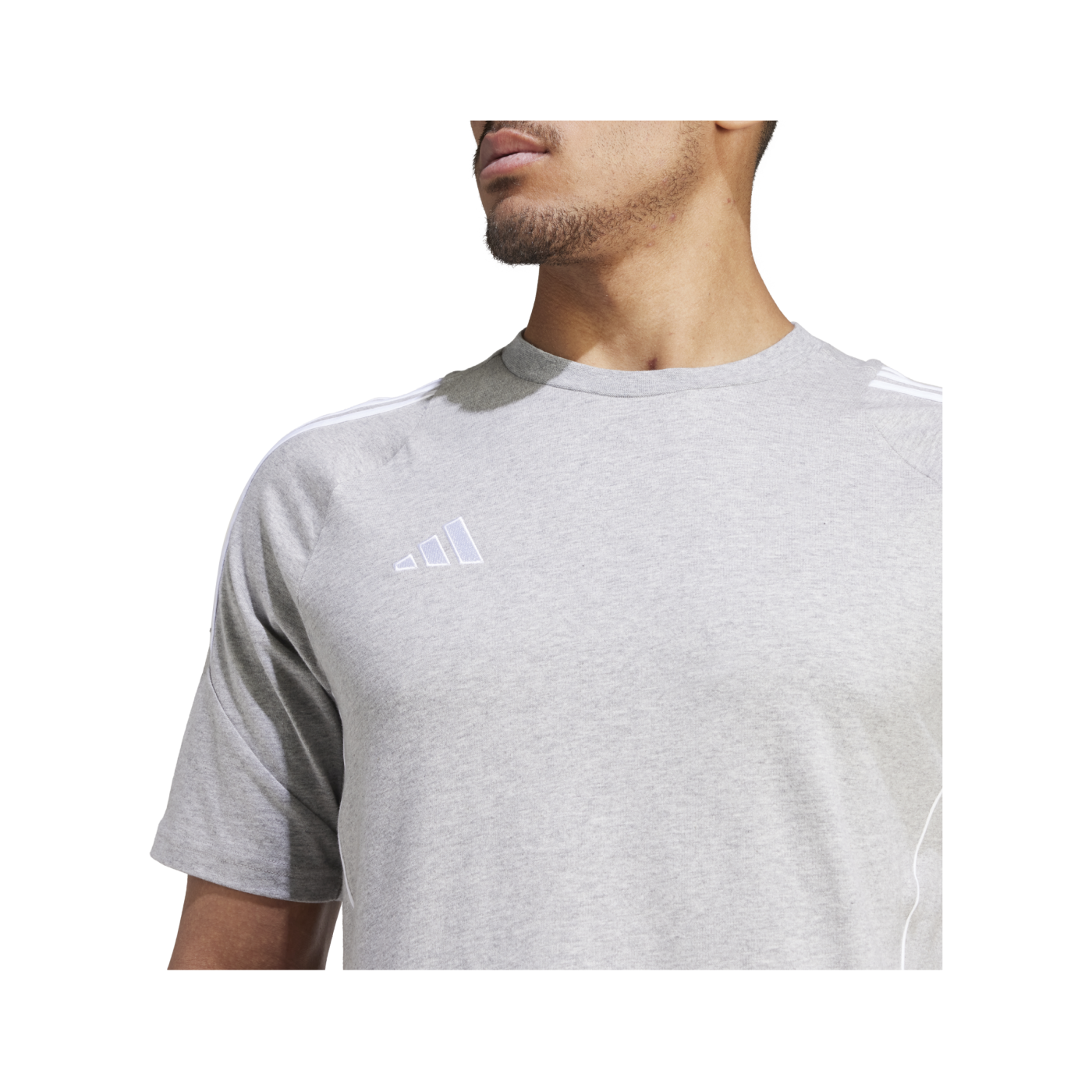 adidas Tiro 24 T-Shirt Grau Weiss
