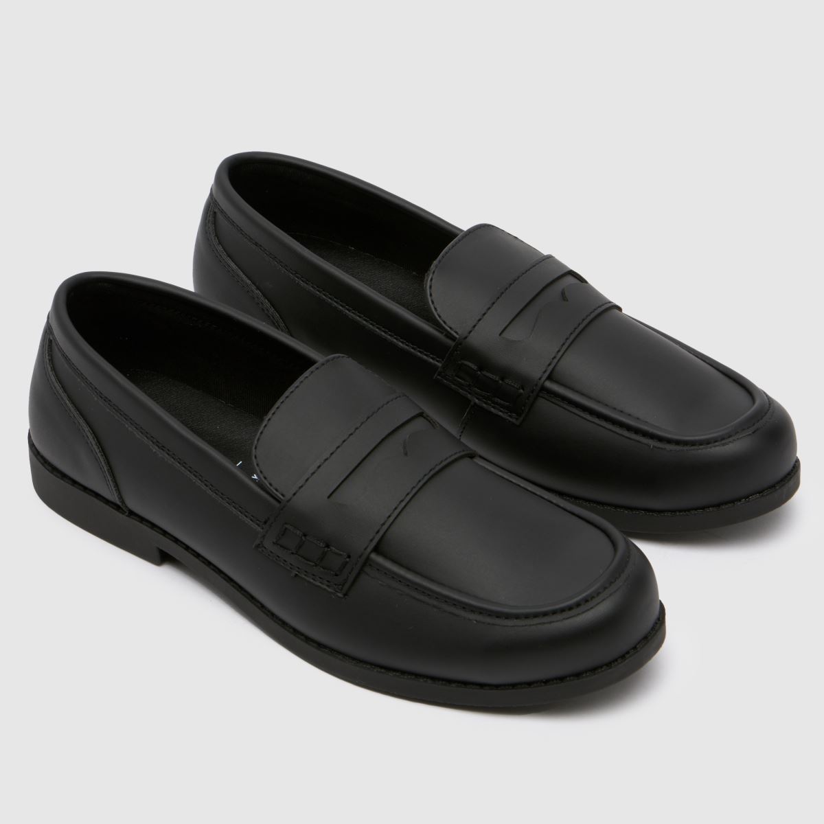 Schuh svarta blixtloafers Pojkar Barnskor