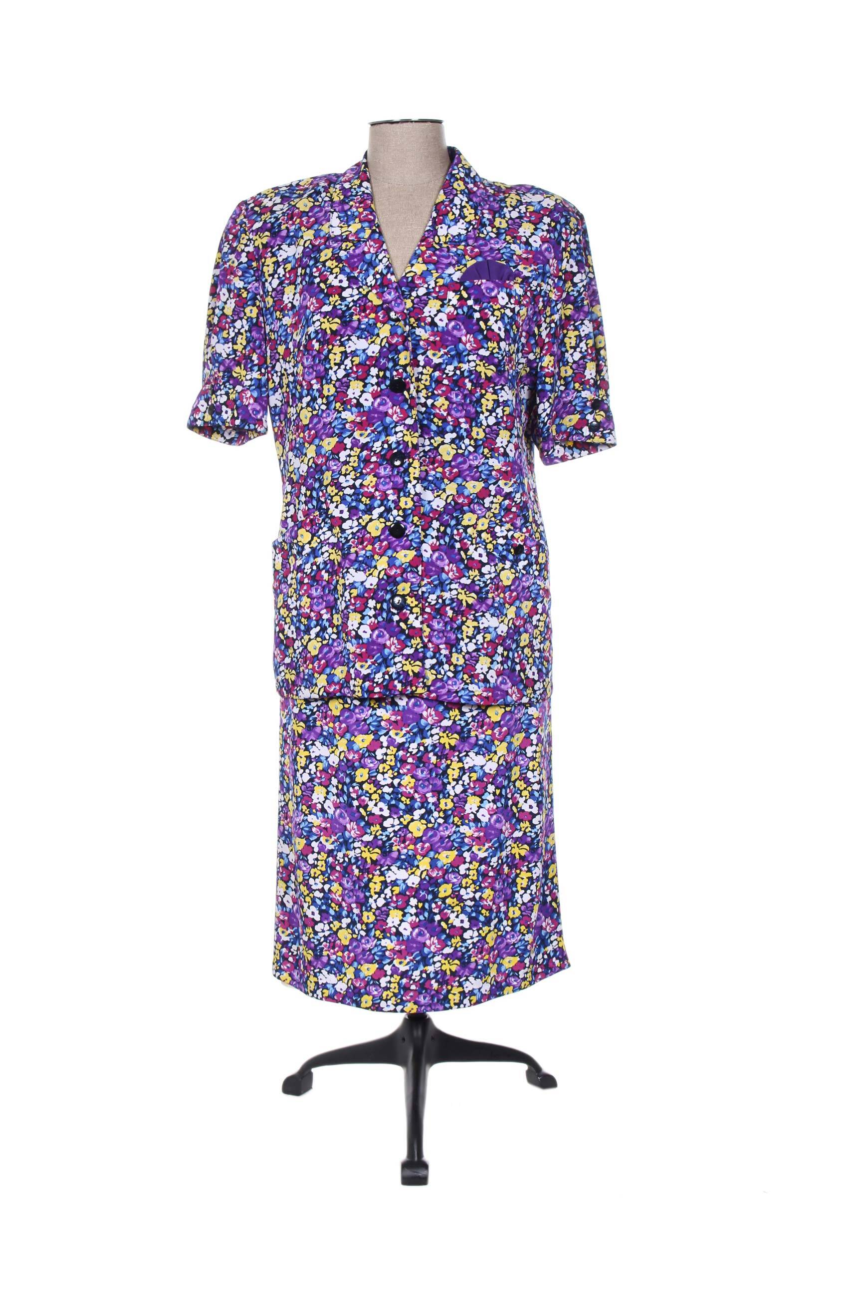 Markwald Jupe Veste Femme couleur violet