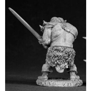 Black Orc Warrior with Two-Hand-Sword