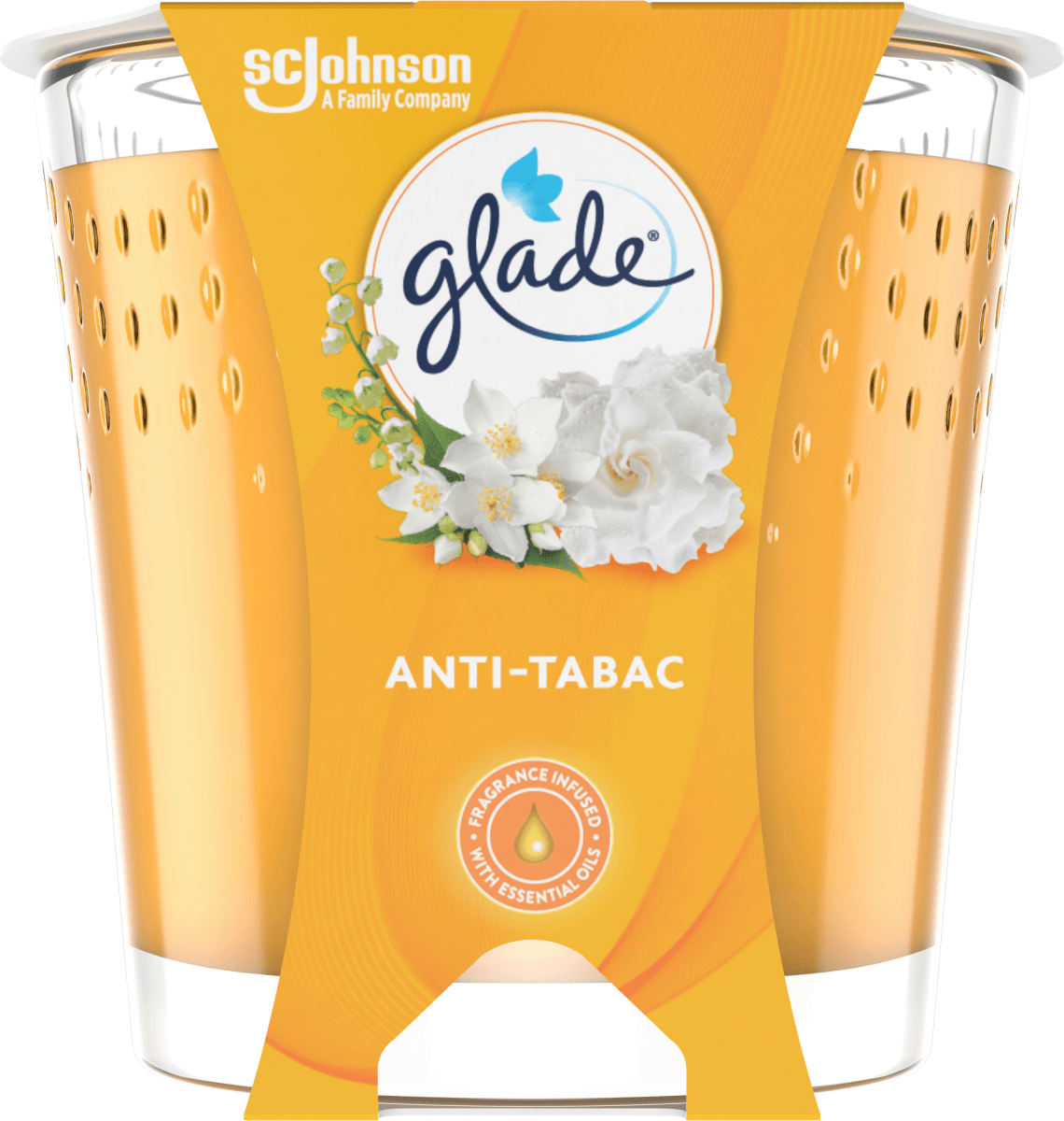 Duftkerze im Glas Anti-Tabac 129g, 1 St