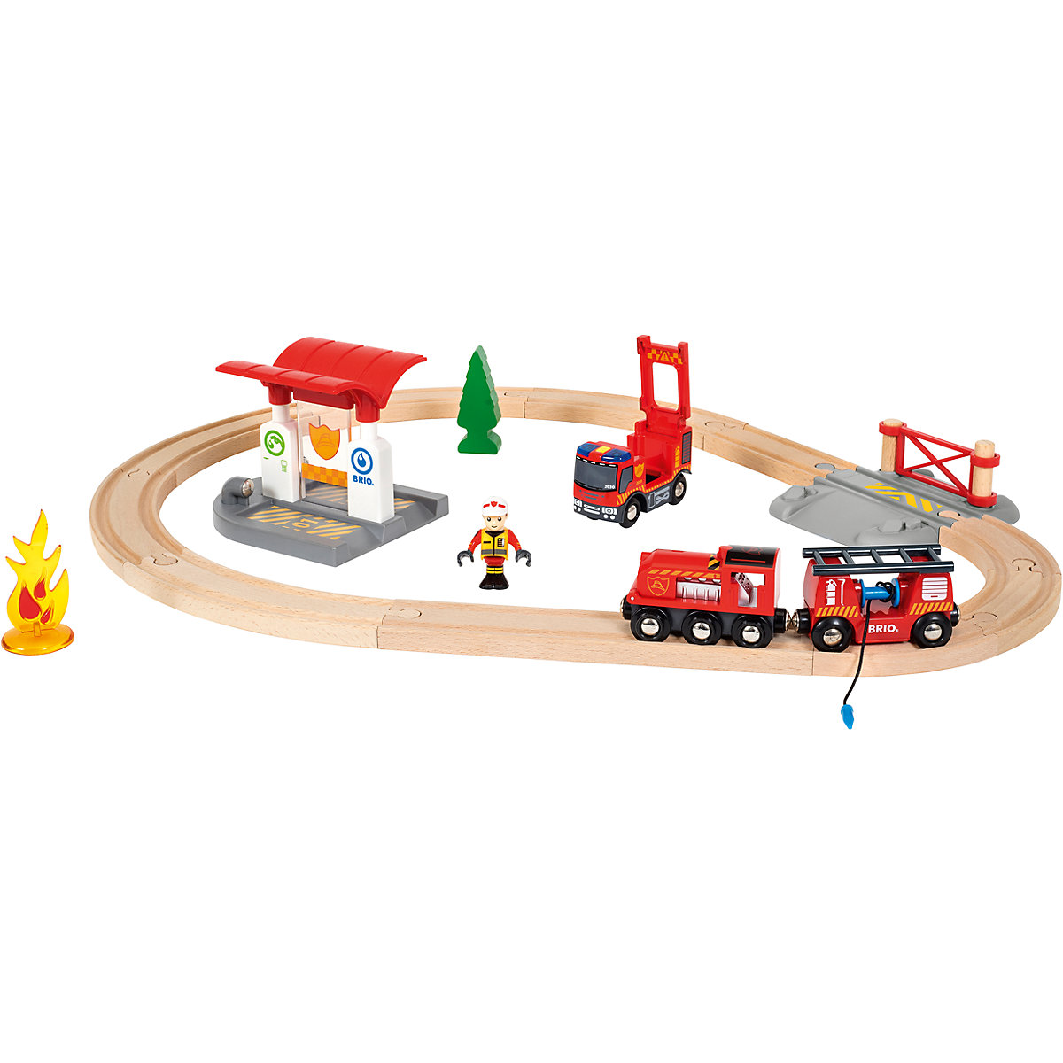 Bahn Feuerwehr Set