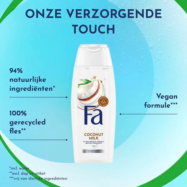 Fa kookosmaidon suihkuvoide 250ml
