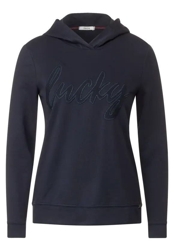 CECIL Hoodie Shirt mit Wording
