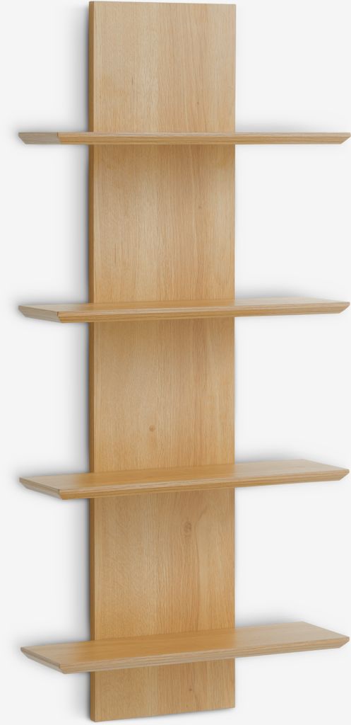 Półka ścienna BORUM BORUM 4 półki kolor dąb