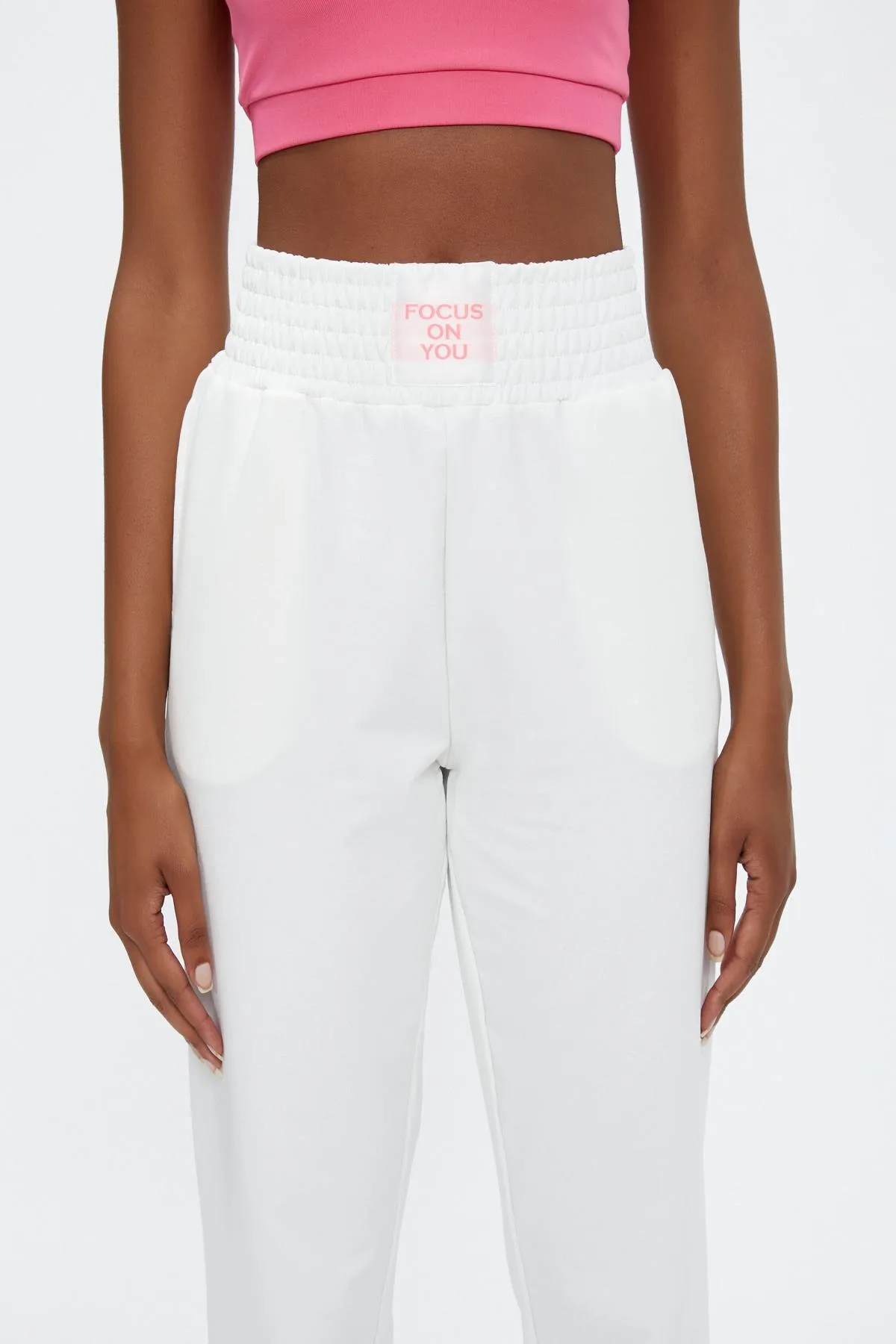 Koton  Weiße Damen-Jogginghose 3SAK40433NK