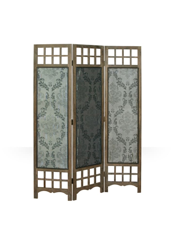 Homestyle4u 3-tlg. Paravent in Braun 120x170 günstig kaufen onesize