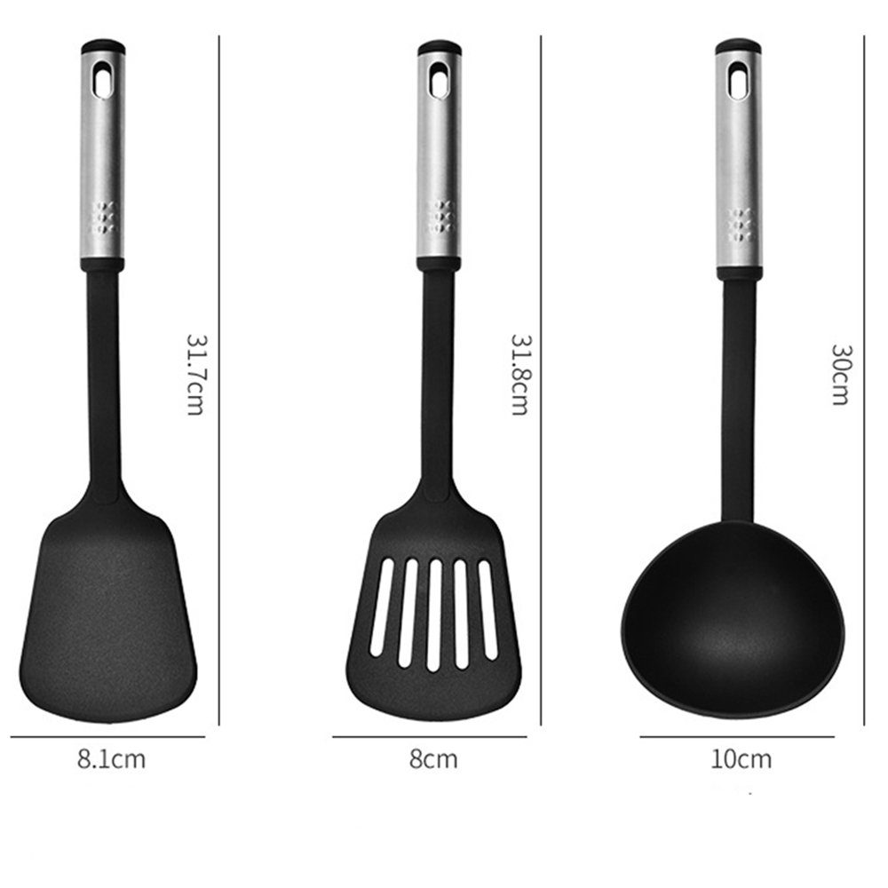 esyBe Kochbesteck-Set Küchenutensilien Set, Küchenhelfer, Küchengerät, Kochgeschirr (25-tlg), Antihaftbeschichtet, Hitzebeständig
