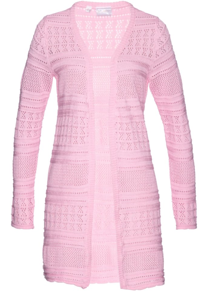 Strickjacke mit Leinenanteil