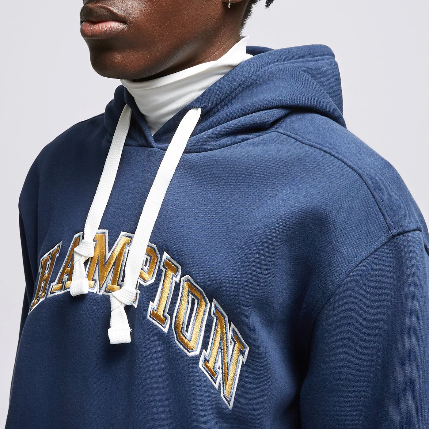 CHAMPION HOODIE HOODED SWEATSHIRT Dunkelblau