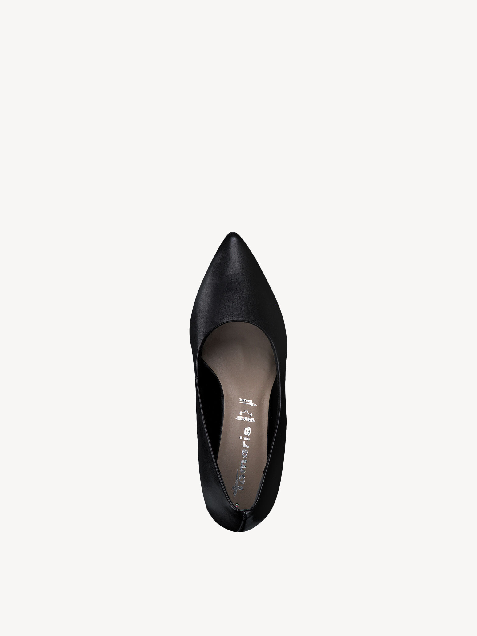 Escarpin en cuir - noir