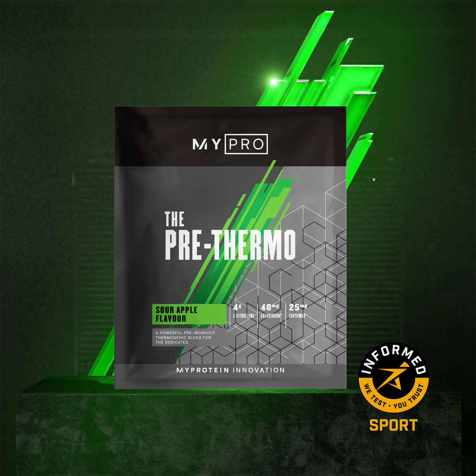MyPRO Pre:Thermo, Sour Apple, 1 Serving